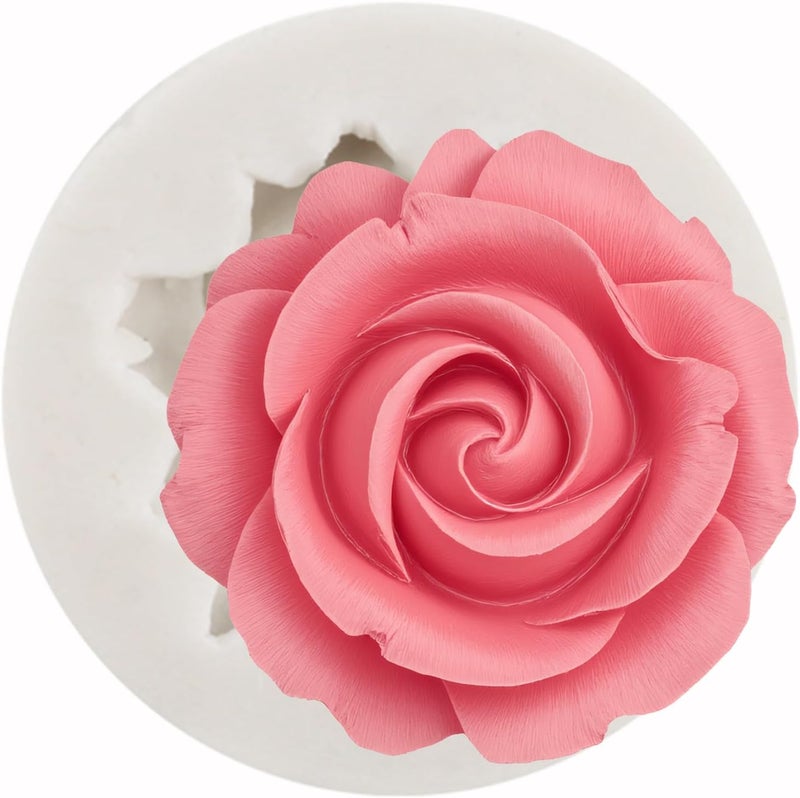 TAOXIBEI Rose Flower Polymer Clay Molds Flower Silicone Mold for DIY Crafts Epoxy Resin Casting Air Dry Polymer Clay Plaster Jewelry Making - Image 1